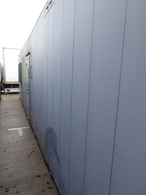 Lot 4013 - 32ft x 10ft Alsim Eco grey steel site canteen...