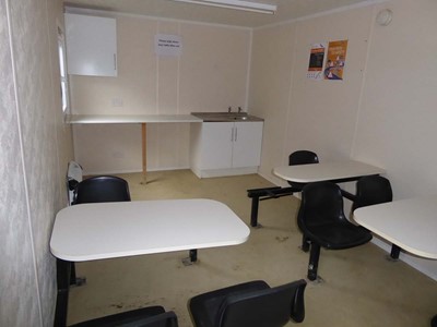 Lot 4013 - 32ft x 10ft Alsim Eco grey steel site canteen...