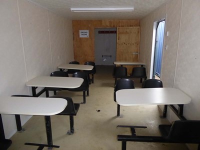 Lot 4013 - 32ft x 10ft Alsim Eco grey steel site canteen...