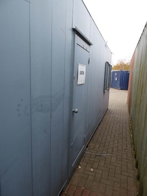 Lot 4015 - 32ft x 10ft Alsim Eco grey steel site canteen...