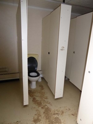 Lot 4017 - 24ft x 9ft Alsim Eco blue steel site toilet...