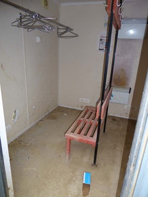 Lot 4018 - 24ft x 9ft Alsim Eco grey steel site toilet...