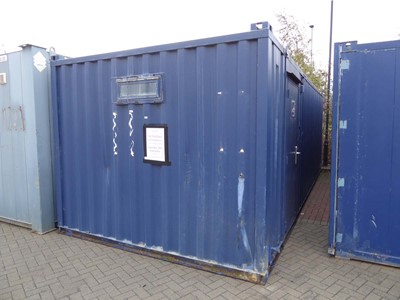 Lot 4020 - 24ft x 10ft blue corrugated steel drying room...