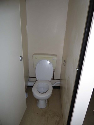 Lot 4021 - 24ft x 9ft Alsim Eco blue steel site toilet...