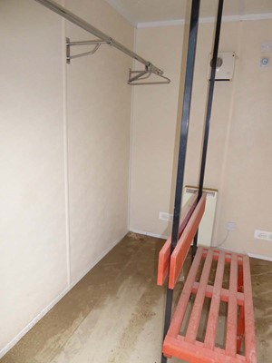 Lot 4021 - 24ft x 9ft Alsim Eco blue steel site toilet...