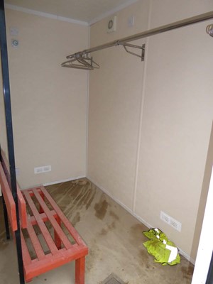 Lot 4021 - 24ft x 9ft Alsim Eco blue steel site toilet...