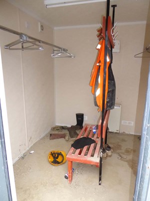 Lot 4022 - 24ft x 9ft Alsim Eco blue steel site toilet...