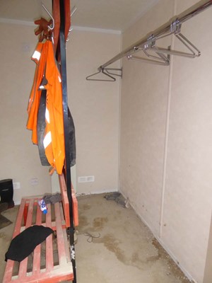 Lot 4022 - 24ft x 9ft Alsim Eco blue steel site toilet...