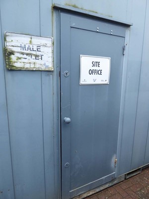 Lot 4022 - 24ft x 9ft Alsim Eco blue steel site toilet...