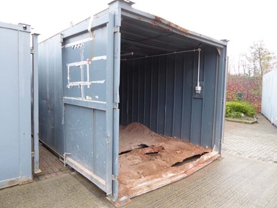 Lot 4023 - 20ft 6 inch x 10ft grey steel storage...