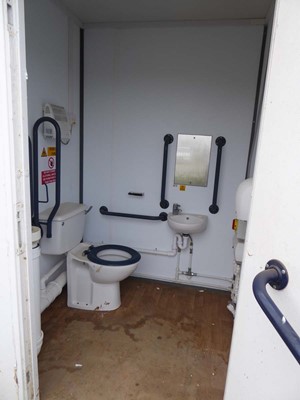 Lot 4025 - 9ft x 12 ft Elliott white jack leg steel site...