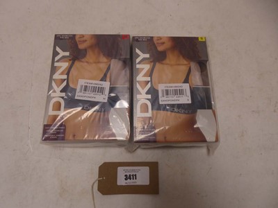 Lot 3411 - Approximately x15 DKNY 2-pack seamless rib bra...