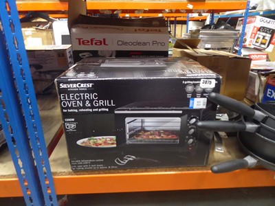 Lot 3075 - Silvercrest electric oven and grill, boxed