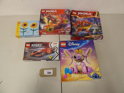 Lot 3509 - 5 x boxed and sealed Lego sets, includes...