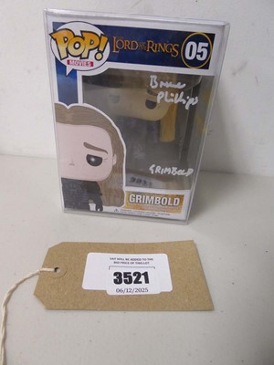 Lot 3521 - Boxed Funko Pop! Lord of The Rings 'Grimbold'...