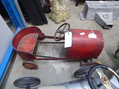 Lot 4206 - 1920s timber children's pedal car