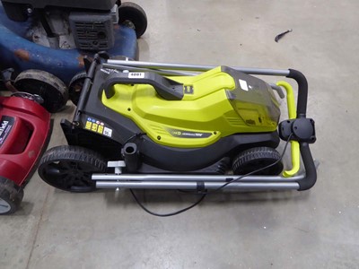 Lot 4061 - Ryobi cordless mower, no batteries, no charger...