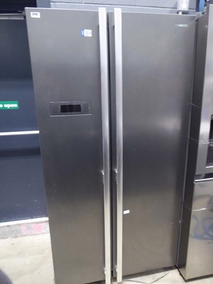 Lot 3245 - Kenwood American style double door brushed...