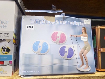 Lot 3284 - 4 healthy massaging waist twisting discs