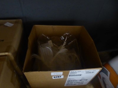 Lot 3292 - Box of fascinators in white