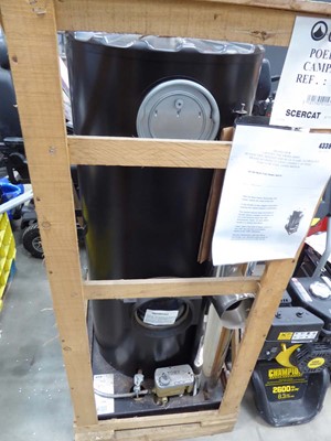 Lot 4338 - Deville multi fuel heater, model 40216 with...