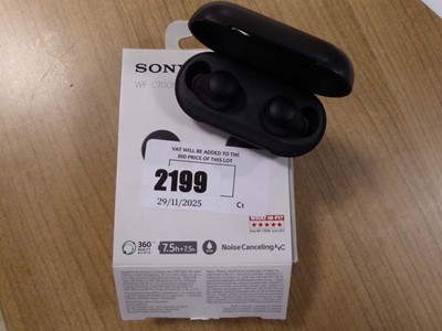 Lot 2151 - Boxed pair of Sony WFC100N noise cancelling...