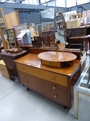 Lot 5189 - 1950s teak dressing table