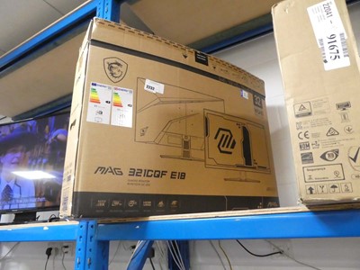 Lot 2232 - Boxed MSI AG321CQF18 gaming monitor