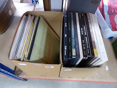 Lot 5387 - Two boxes containing vinyl records