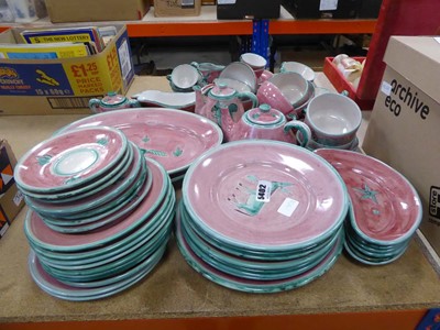 Lot 5402 - Italian service decorated with donkeys and...