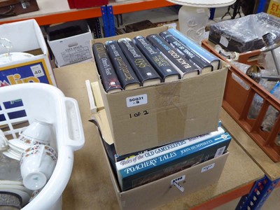 Lot 5407 - Two boxes containing Max Hastings and other...