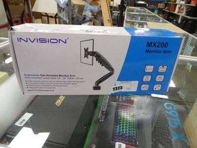 Lot 2323 - In Vision MX200 monitor arm (boxed)