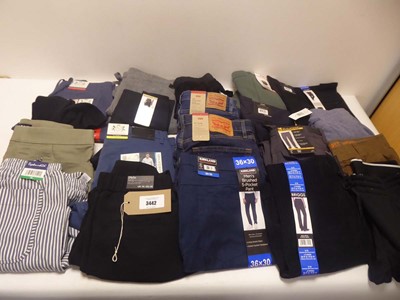 Lot 3442 - x20 mixed clothing items to include Levi's etc