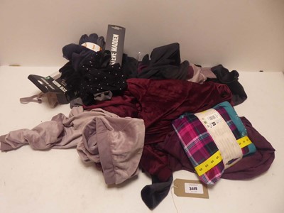 Lot 3449 - Selection of mixed accessories and loungewear