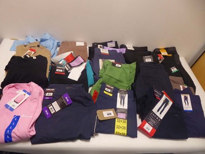 Lot 3458 - x20 mixed clothing items to include English...