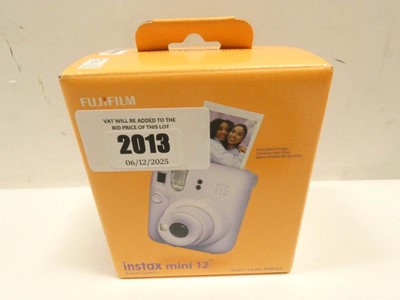 Lot 2013 - Fujifilm Instax Mini 12 instant camera, boxed
