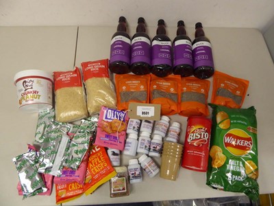 Lot 3531 - An assortment of various foods, includes...