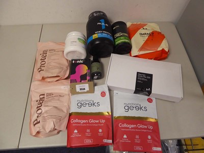 Lot 3534 - An assortment of protein powders and...