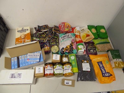 Lot 3535 - An assortment of various foods, includes...