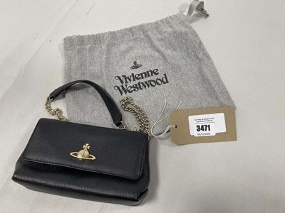 Lot 3471 - Vivienne Westwood small handbag in black with...