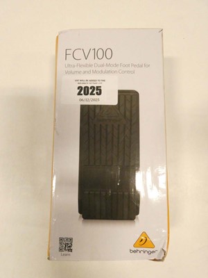 Lot 2025 - Behringer FCV100 modulation control foot pedal