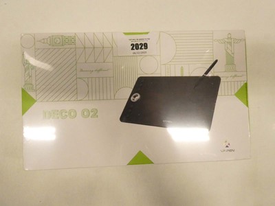 Lot 2029 - XP-Pen Deco 02 digital drawing tablet, sealed box