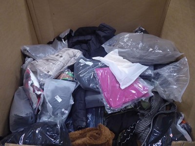Lot 3480 - Pallet containing mixed ladies and men's clothing