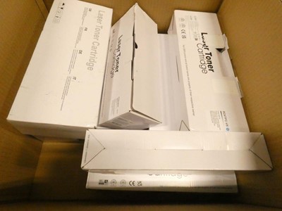 Lot 2409 - Box of toner cartridges (unchecked)