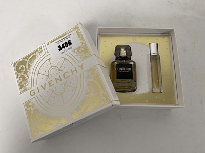 Lot 3496 - Givenchy l'interdit 2pc 50ml & 12.5ml perfume...