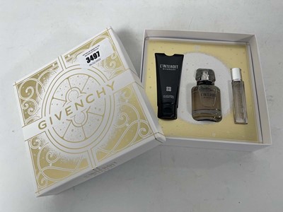 Lot 3497 - Givenchy l'interdit 3pc gift set 50ml & 12.5ml...