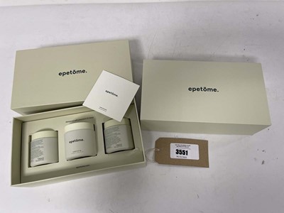 Lot 3551 - 2x Epetome synbiotic duo cap supplements