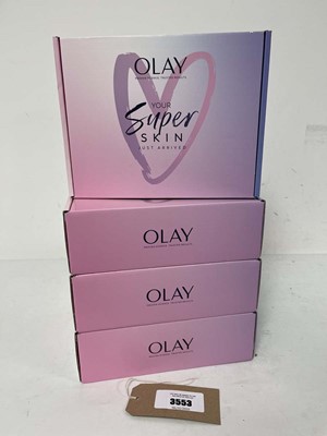 Lot 3553 - 4x Olay your super skin gift sets