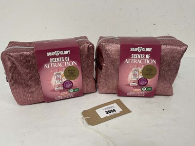 Lot 3554 - 2x Soap & Glory scents of attraction gift sets