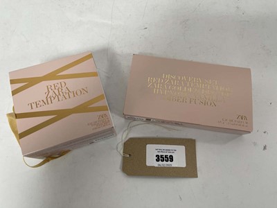 Lot 3559 - Zara red temptation & discovery set perfume...